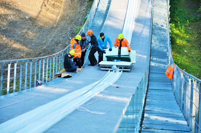 Modernizacja rozbiegu na skoczni im. A. Małysza